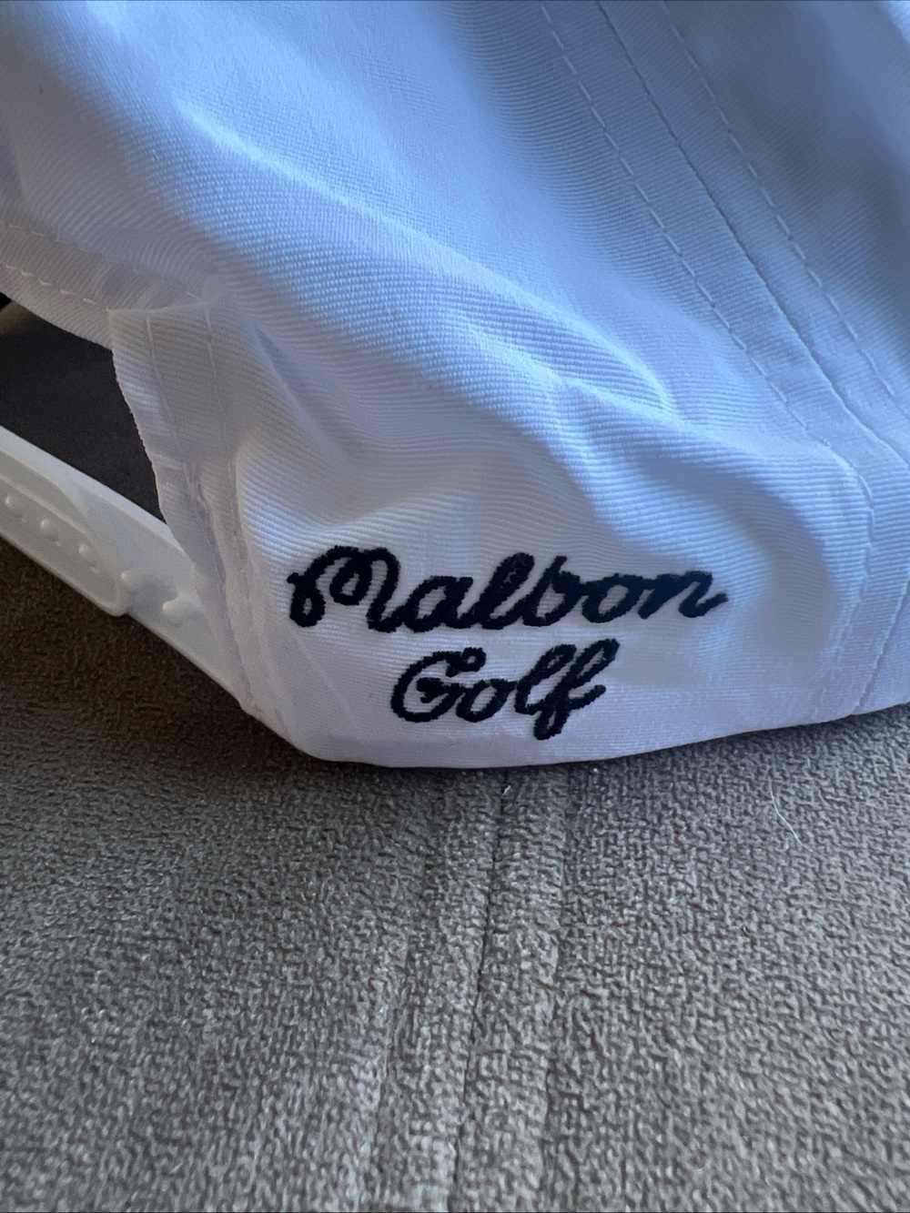 Malbon Dancing Buckets Rope Hat White/Blue RARE FIND! - Picture 4 of 6